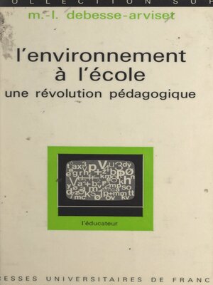 cover image of L'environnement à l'école